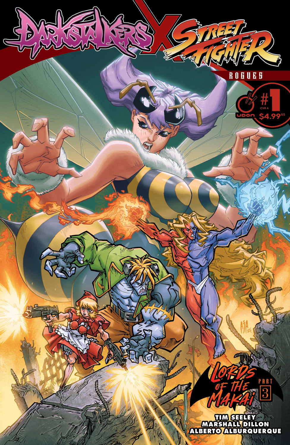 Darkstalkers x Street Fighter Rogues #1
