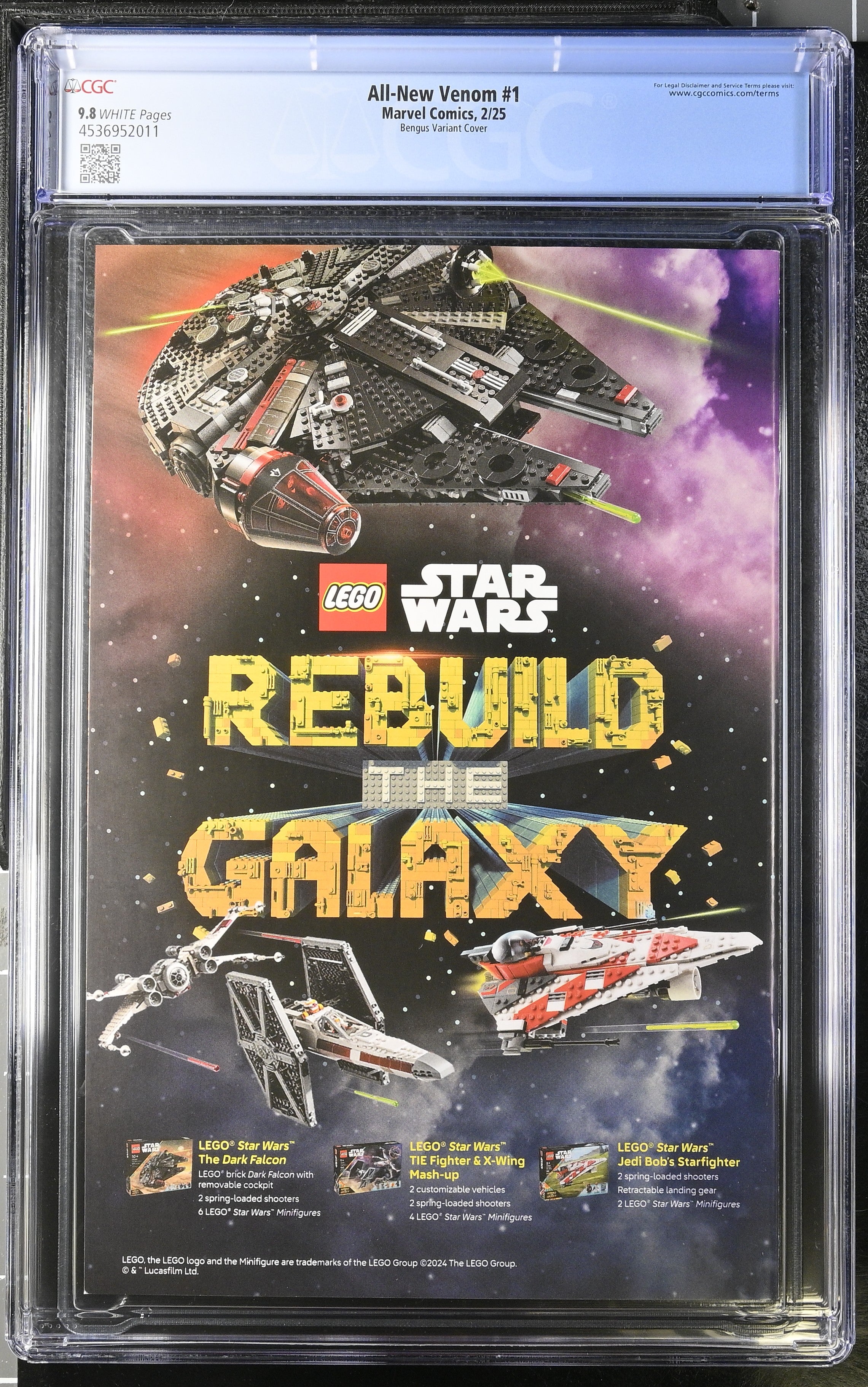 All-New Venom #1C (Marvel Vs Capcom Variant) [CGC 9.8] image 1