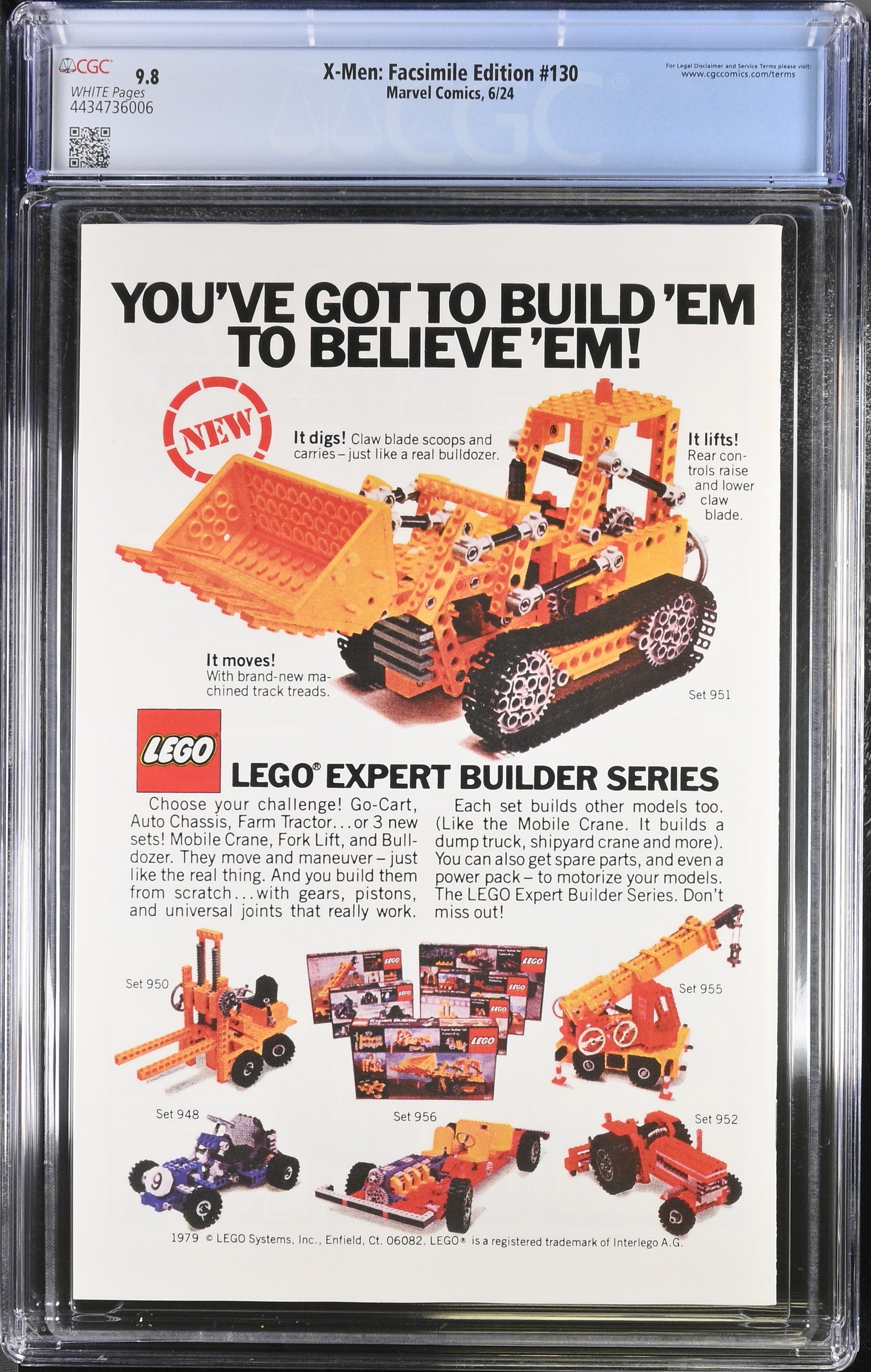 X-Men #130 (Facsimile Variant) [CGC Graded 9.8] image 1