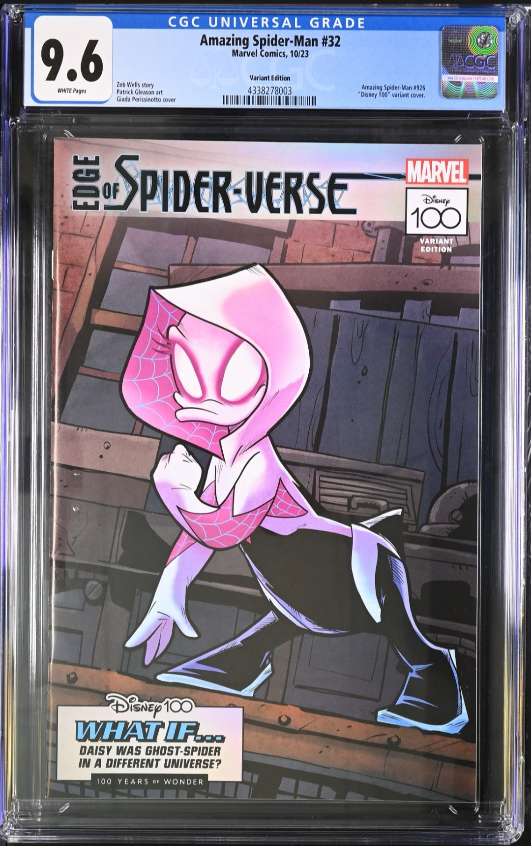 Amazing Spider-Man #32 (Disney100 Variant) [CGC 9.6] image 0