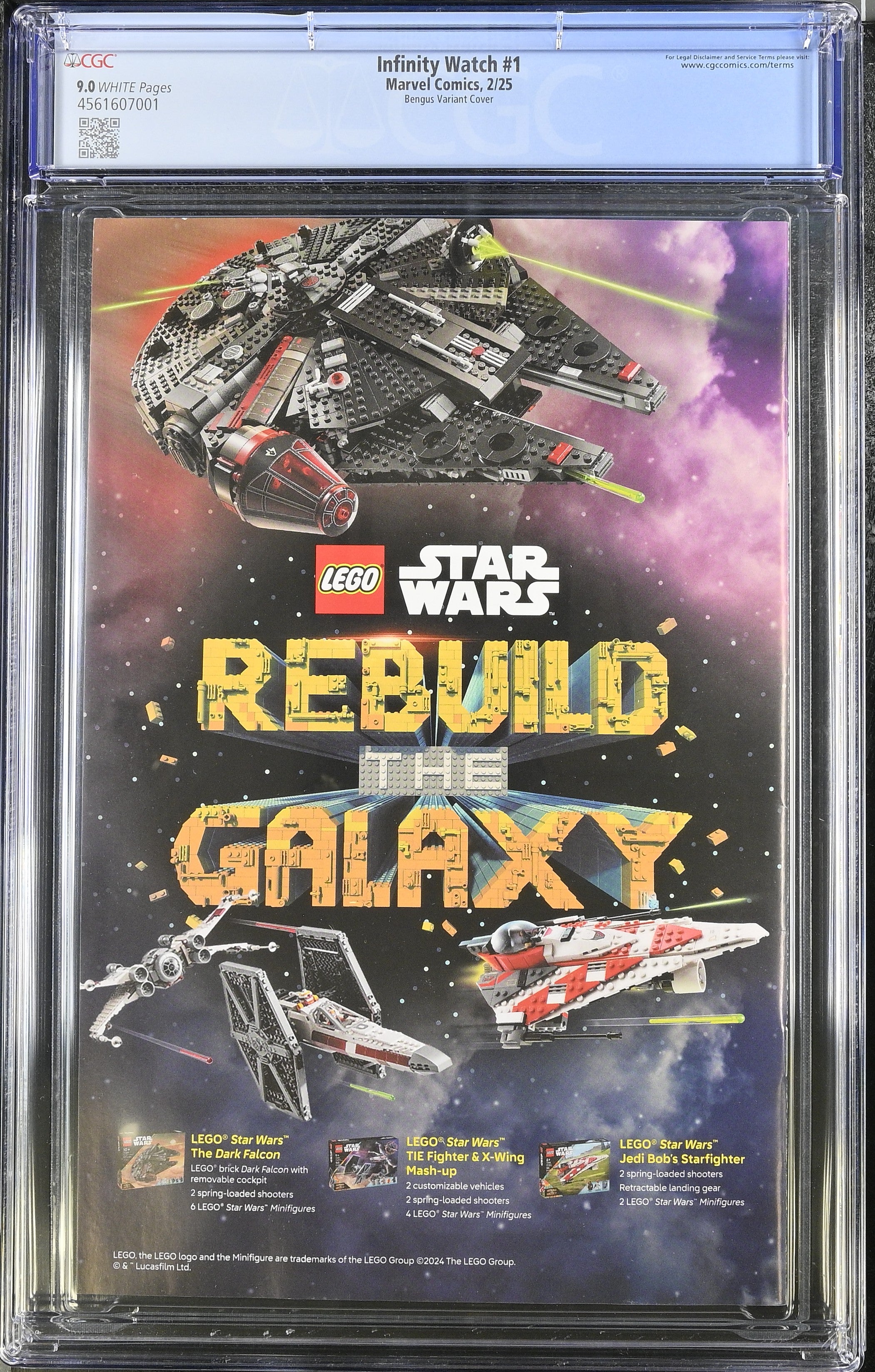 Infinity Watch #1 (Marvel Vs Capcom Variant) [CGC 9.0] image 1