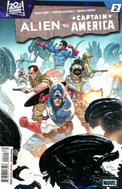 Alien vs Captain America #2 image 0