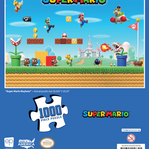 "Super Mario Mayham" 1000 Piece Puzzle image 1
