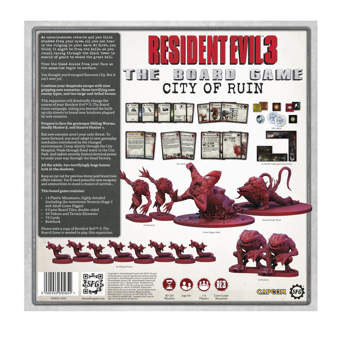 Resident Evil 3: The Board Game - The City of Ruin Expansion image 1