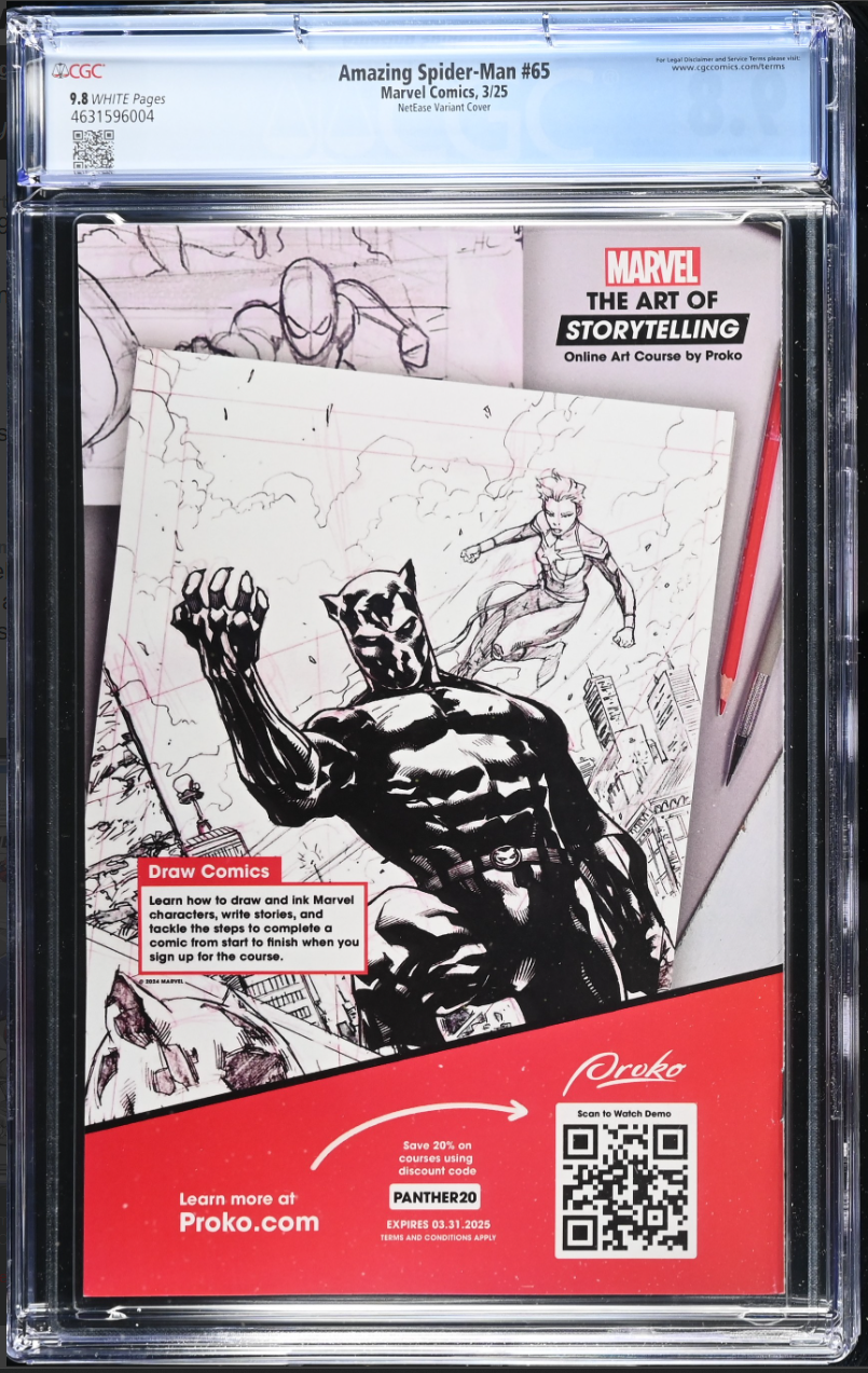 Amazing Spider-Man #65 (Marvel Rivals Variant) CGC 9.8 image 1