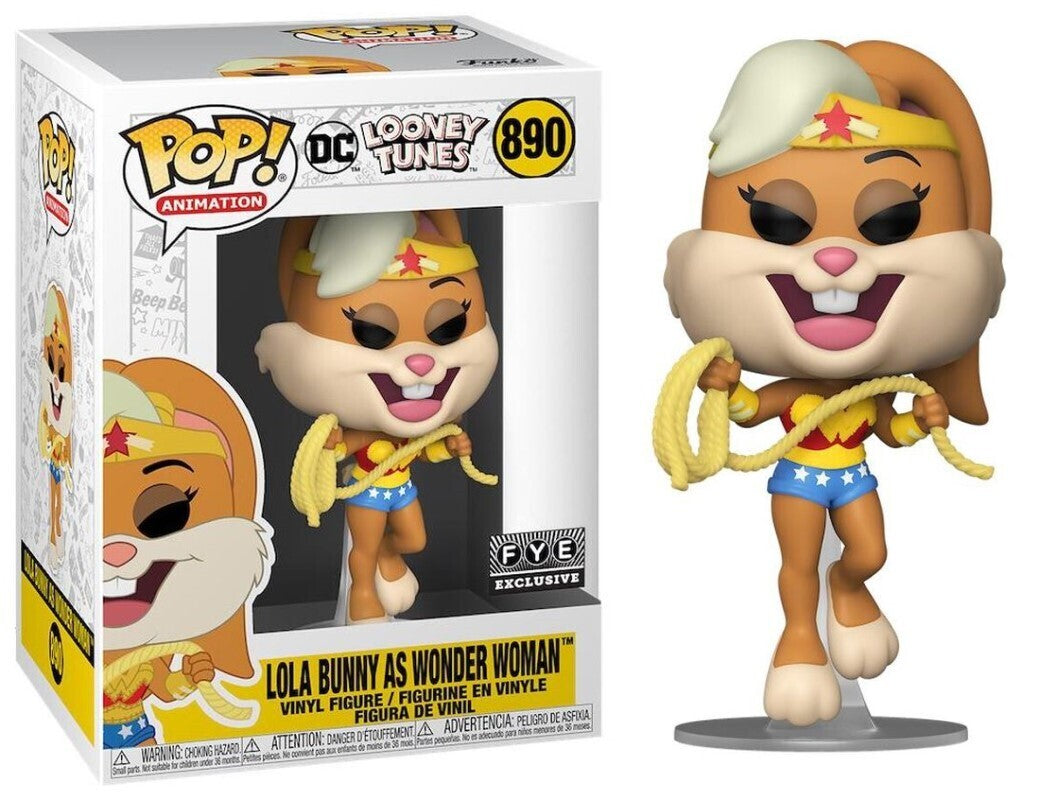 DC Looney Tunes - Lola Bunny as Wonder Woman #890 (FYE Exclusive) image 0