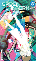 Comic book cover of Absolute Green Lantern with colorful design and character silhouette.