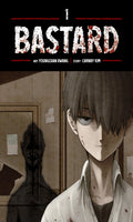 Comic book cover with a character and text 'I Bastard' by Carnby Kim and Youngchan Hwang.