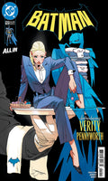 Comic book cover for Batman All-Star Issue 5 featuring Verity Pennyworth, with a large Batman logo at the top and comic artwork showing Batman and Verity in a dark blue suit against a black background.