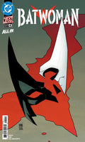 Comic book cover of Batwoman with a stylized design and red and black color scheme.