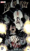 Comic book cover featuring a character with white hair and red claws, holding a gun.