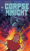 Comic book cover of 'Corpsenight' with characters and dark elements.