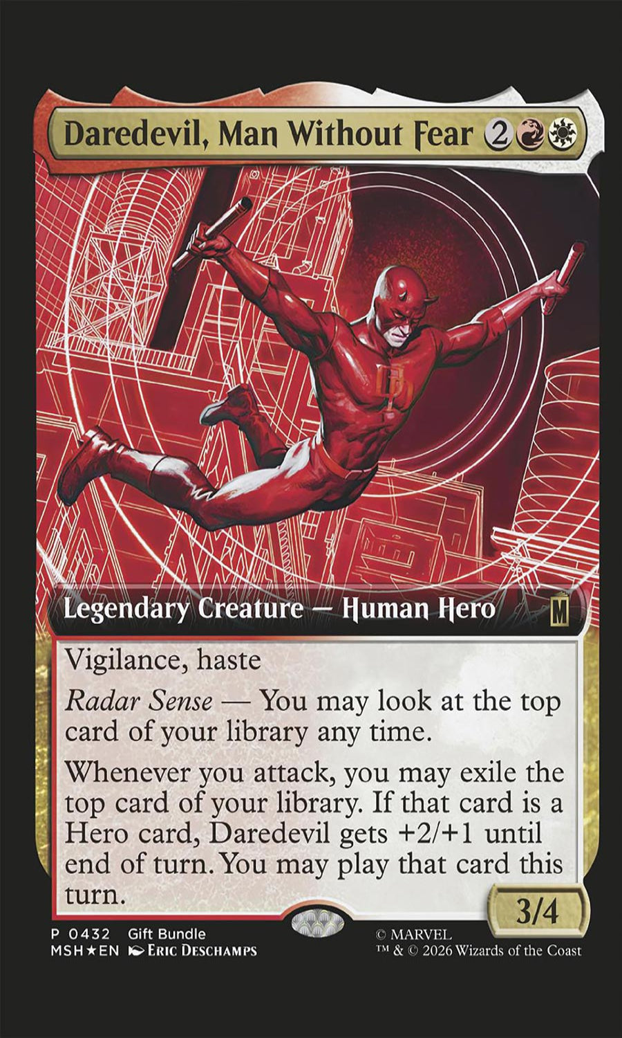 Daredevil #4B (Magic The Gathering Variant)