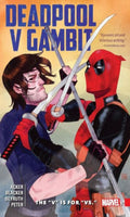 Comic book cover featuring Deadpool and Gambit facing each other with swords, titled 'Deadpool V Gambit'.