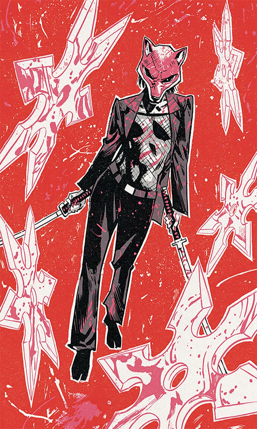 Exquisite Corpses Fox Mask Killer #1C (Collectible Card Polybagged Variant)
