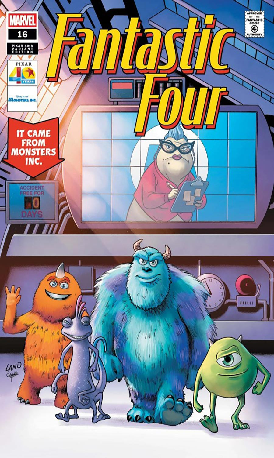 Fantastic Four #16D (Pixar 40th Anniversary Variant)