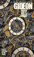 Book cover of 'Gideon Falls' with intricate clock design