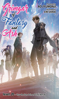Cover of 'Grimgar of Fantasy and Ash' with characters and title text.