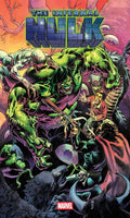 Comic book cover featuring 'The Infernal Hulk' with vibrant colors and dynamic poses.