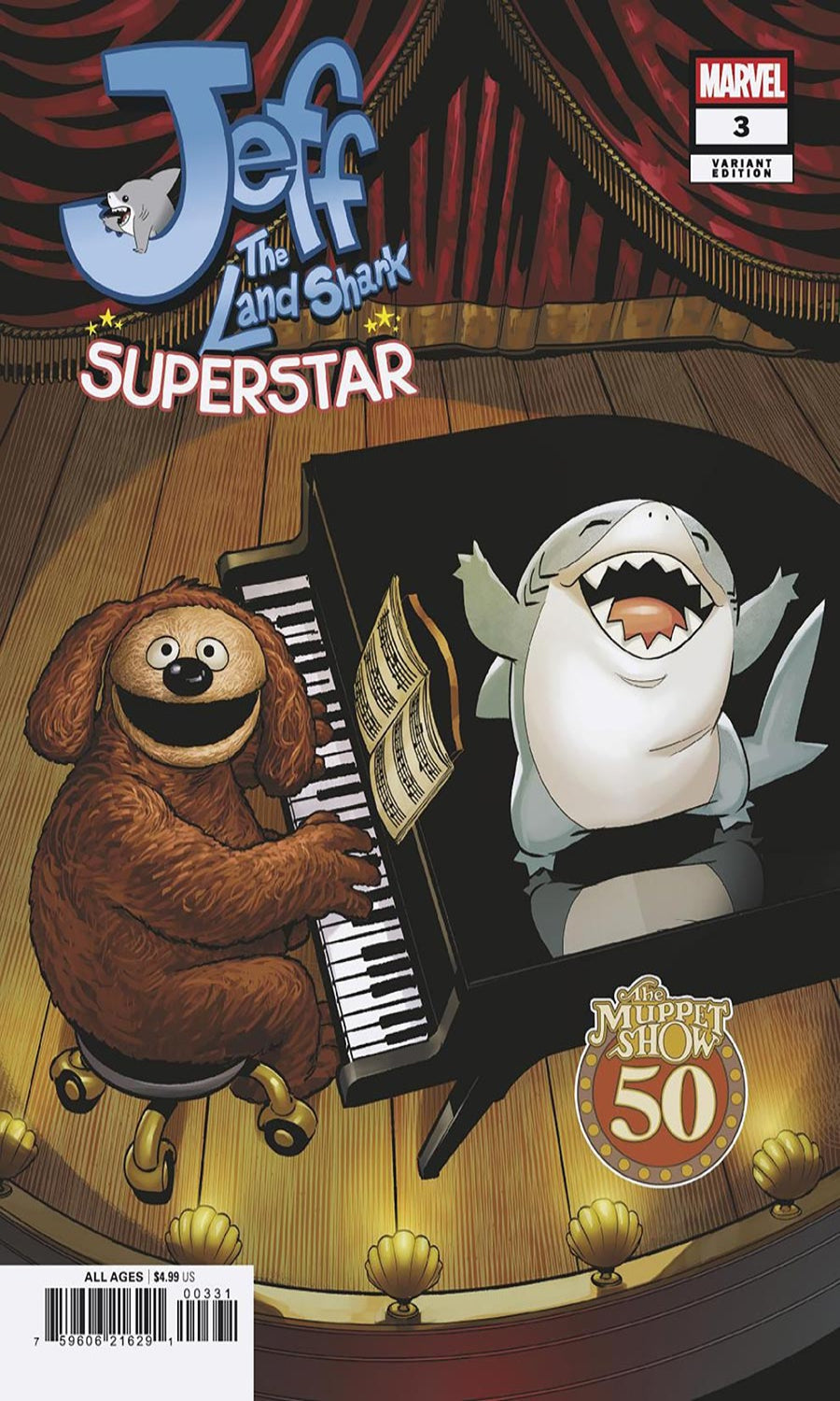 Jeff The Land Shark Superstar #3C (Muppets Variant)
