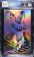 Comic book cover of Lady Death with CGC grading label