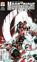 Comic book cover featuring a superhero in a dynamic pose with a dark background