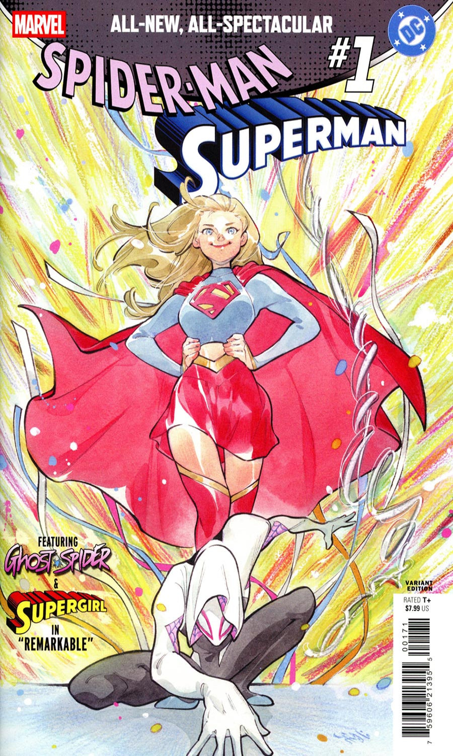 Marvel DC Spider-Man Superman #1E (Spider-Gwen & Supergirl Variant)