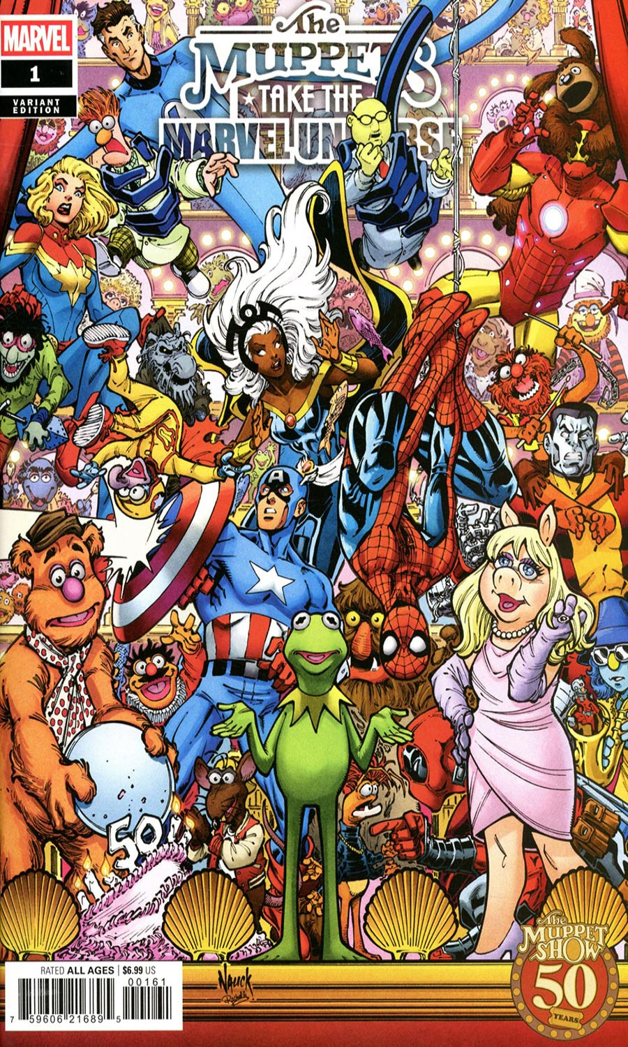 Muppets Take The Marvel Universe #1B (Muppet Show Homage Variant)