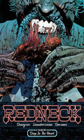 Comic book cover of 'Redneck' with a dark and gritty design.