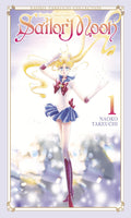 Sailor Moon book cover with character in a pose against a light background