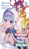 Manga book cover with two animated characters and title text.