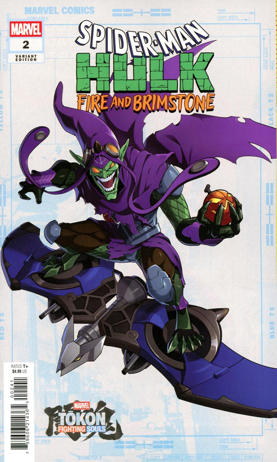 Spider-Man Hulk Fire And Brimstone #2C (Marvel Tokon Fighting Souls Variant)