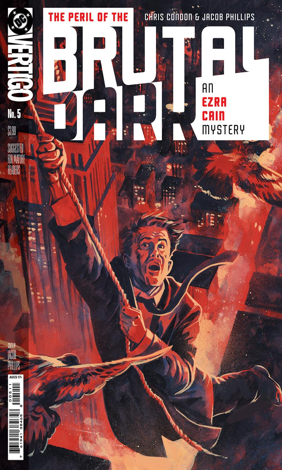 Comic book cover featuring a character with a bow and arrow, set against a cityscape.