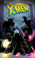Comic book cover featuring Wolverine with circular portraits of other characters on a red and orange background.