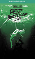 Comic book cover featuring 'Creature from the Black Lagoon' with green and black design.