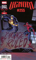 Comic book cover featuring Venom and Spider-Man with 'Carnage Ruled' text.