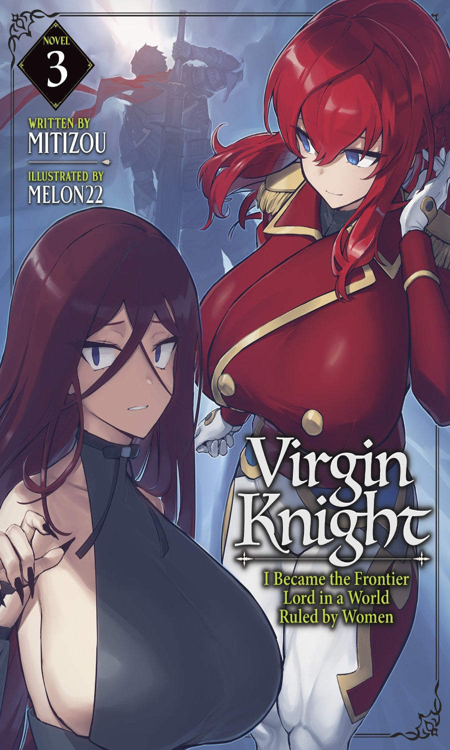 Cover of 'Virgin Knight' with two characters and title text