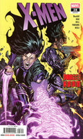 Comic book cover featuring two characters with a yellow background