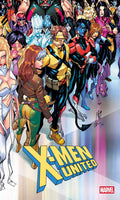 Comic book cover featuring a group of X-Men characters with the title 'X-Men United' and Marvel logo.