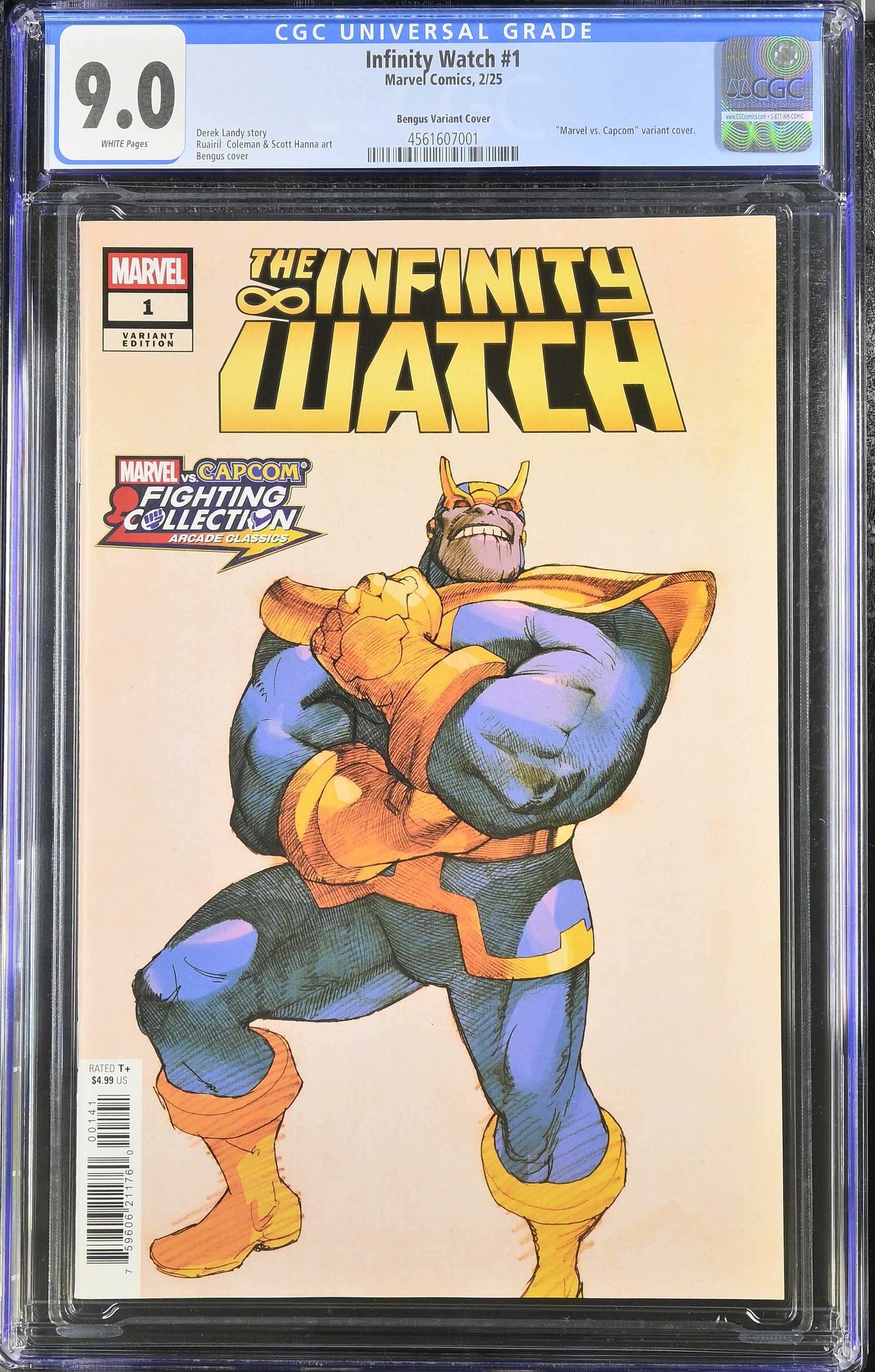 Infinity Watch #1 (Marvel Vs Capcom Variant) [CGC 9.0] image 0