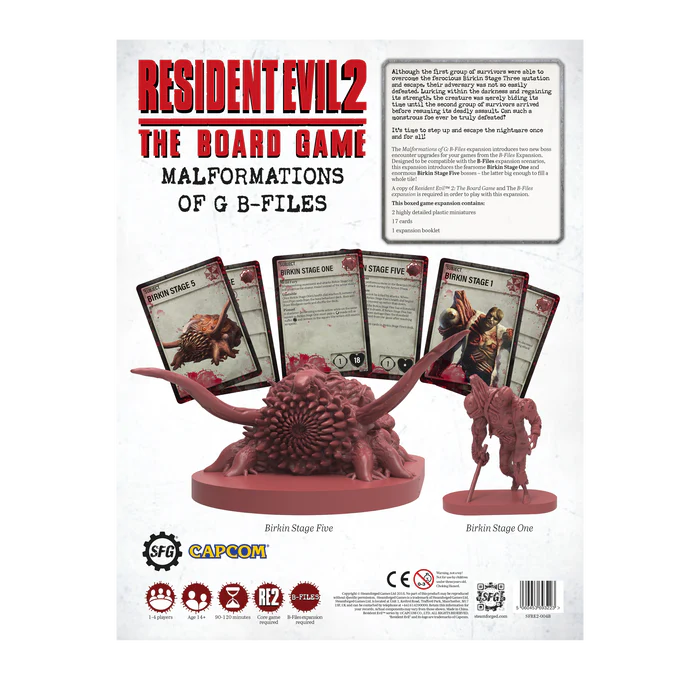 Resident Evil 2 - The Board Game Malformations of G The B-Files Expansion image 1