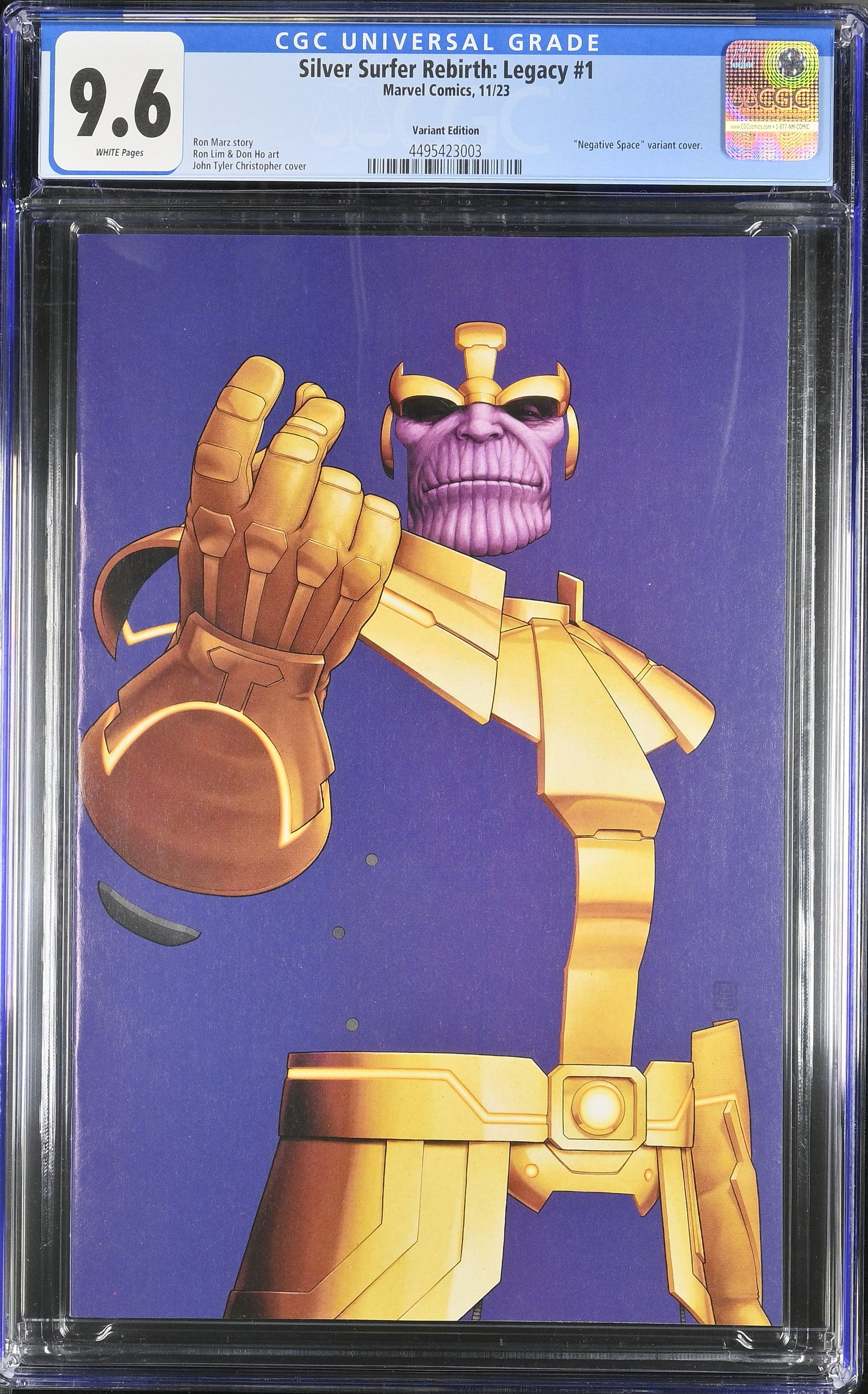 Silver Surfer Rebirth: Legacy #1 (Negative Space Variant) [CGC 9.6] image 0