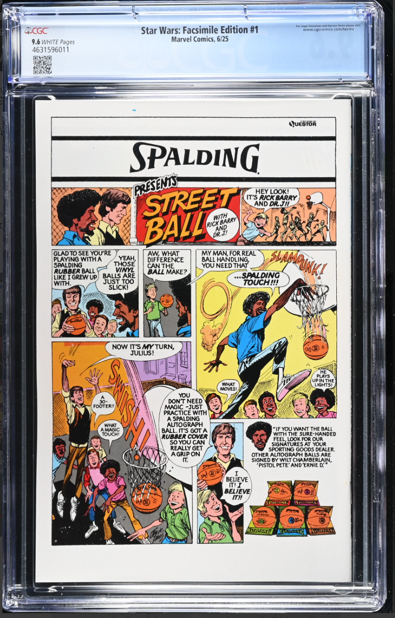 Star Wars #1 (Facsimile Variant) CGC 9.6 image 1