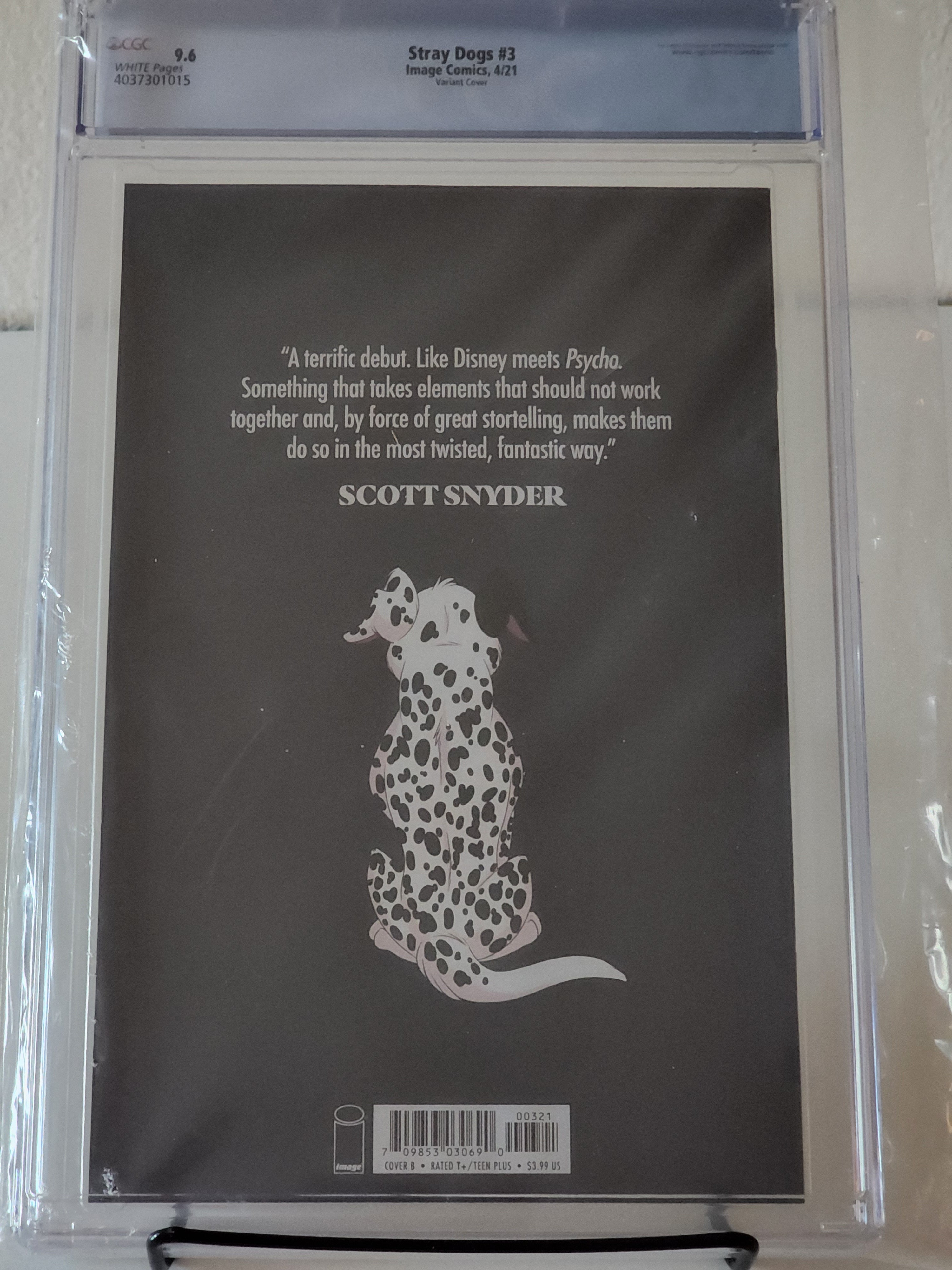 Stray Dogs #3 (Horror Variant) [CGC 9.6] image 2